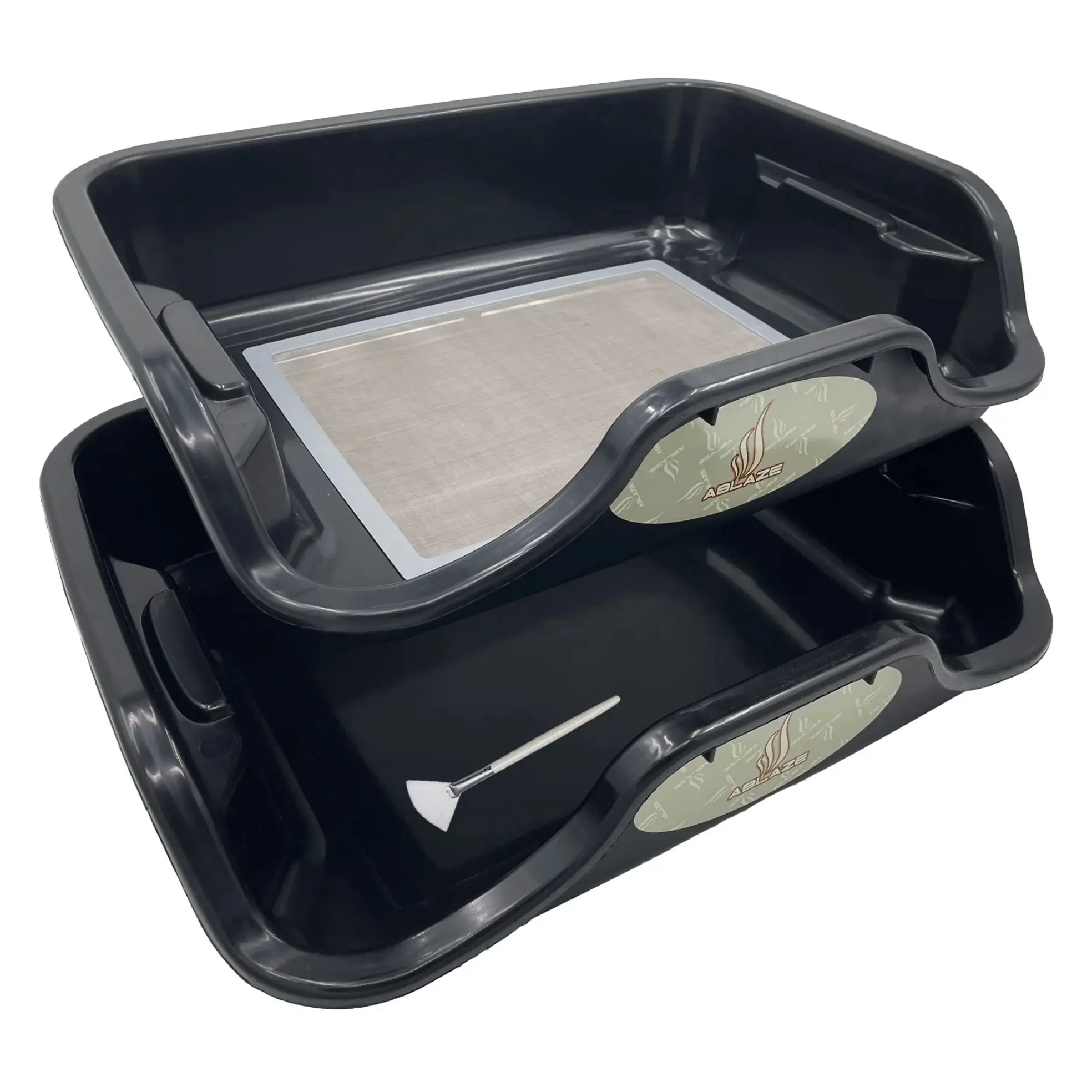 Trim Tray Bin with Replaceable 150 Micron Screen