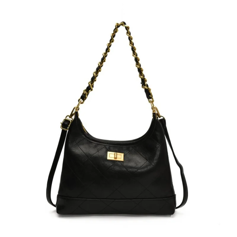 

Vintage Casual Simple Elegant Women Handbag High End Luxury Leather Classic Paris Trendy Design Ladies Tote Bag