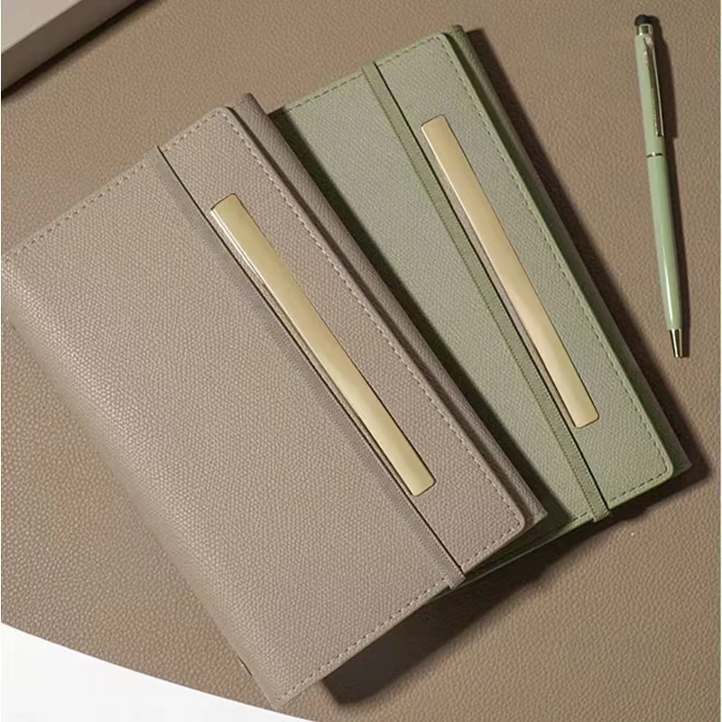 

A6 Exquisite Business Office Binder Notebook Journal Diary Loose-leaf Pu Leather Planner Organizer Notepad School Stationery