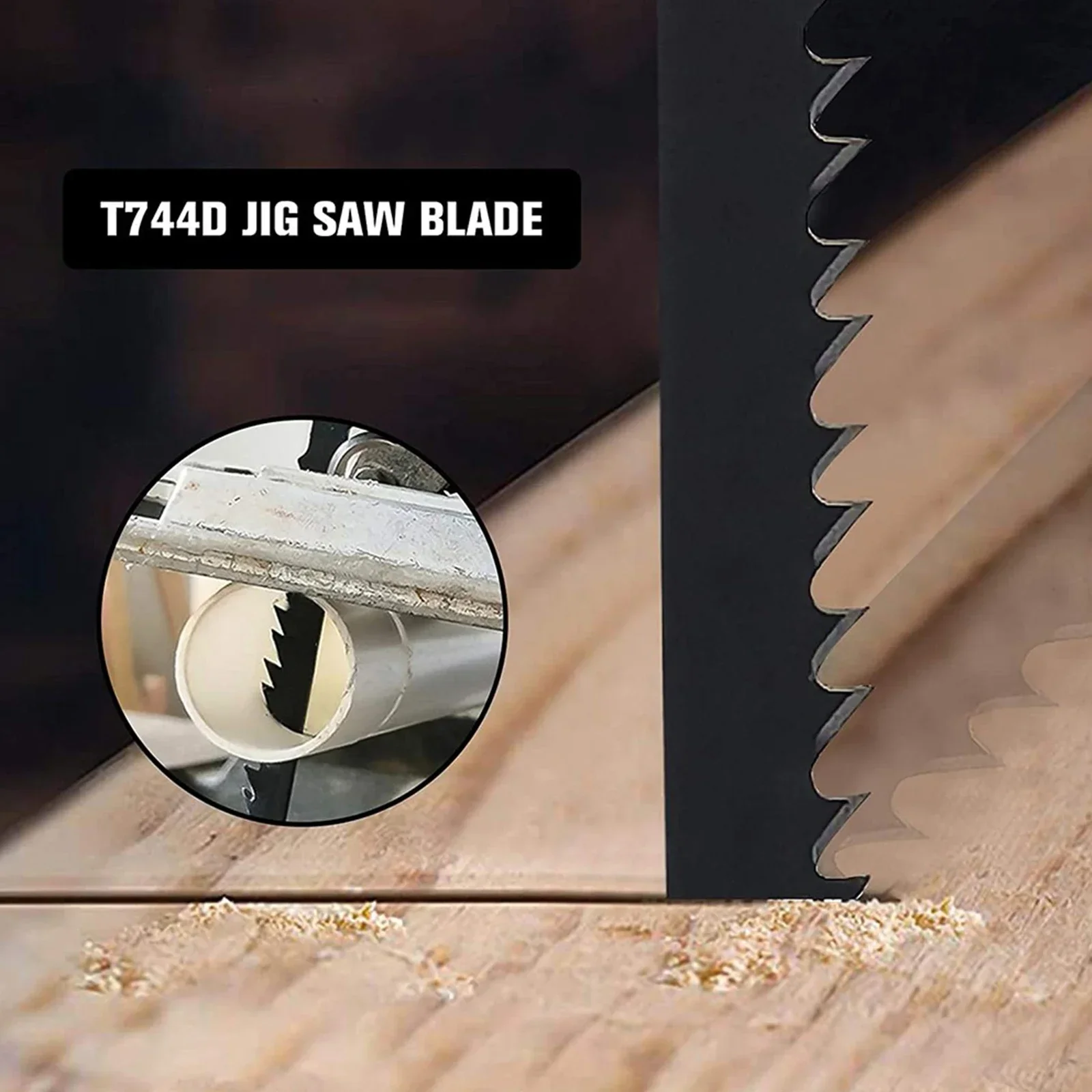 Wood Cutting Saw Blade Jigsaw Blades Professional T744D 180mm 5PCS For Wood Jigsaw Blade Set Long Carbon Steel