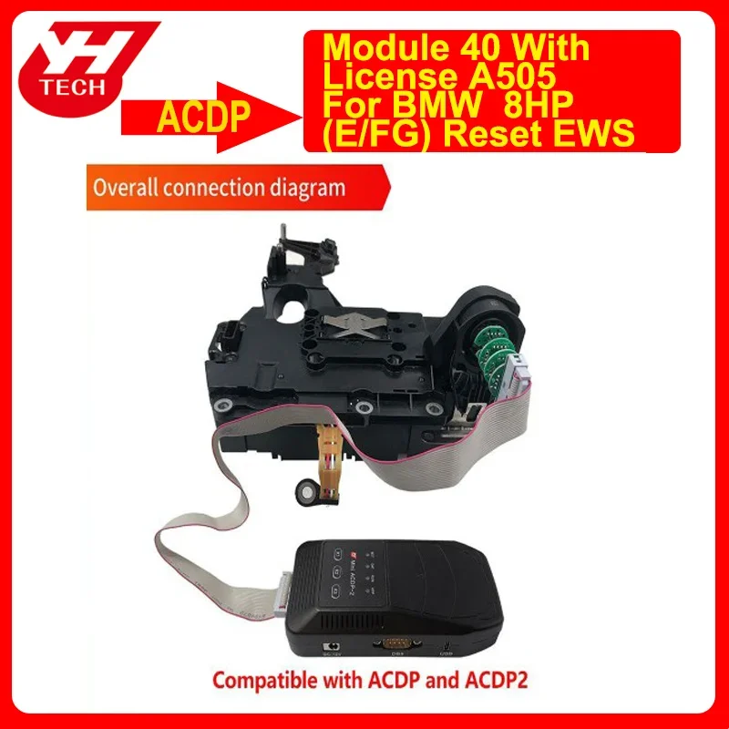 

Yanhua ACDP Module 40 With License A505 For BMW 8HP(E/FG) Reset EWS Data with bench Mode