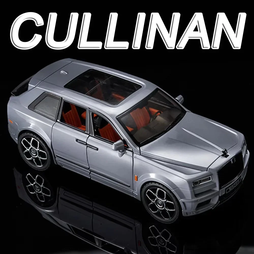 1:20 스케일 롤스로이스 컬리넌 팬텀 자동차 모형 장난감 합금 다이캐스트 풀백 도어 개폐 사운드 라이트 장난감 자동차 어린이 선물