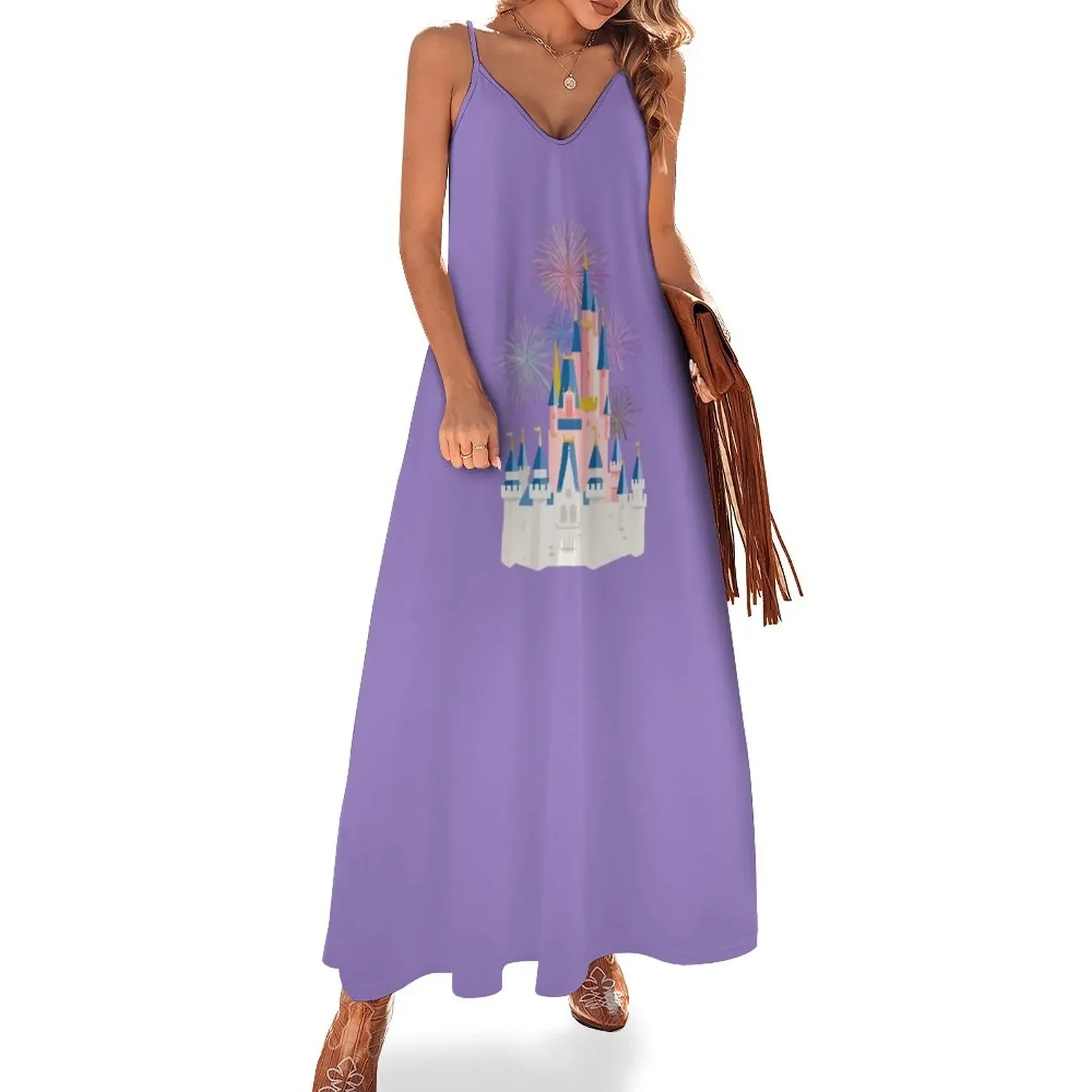 

Fairytale Castle Sleeveless Dress wedding guest dress 2025 Aesthetic clothing dress dresses