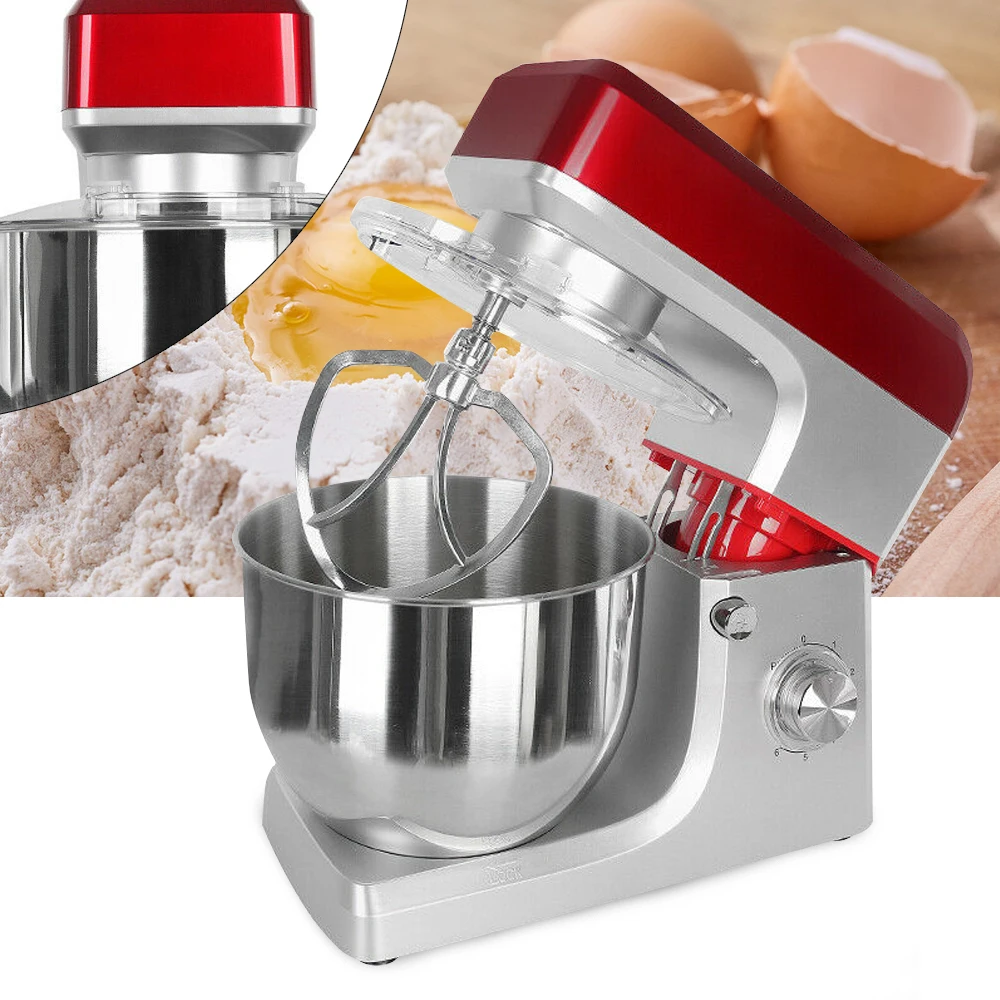 7L Six Speed Household Commercial Electric Food Mixer Dough Mixer Egg Beater