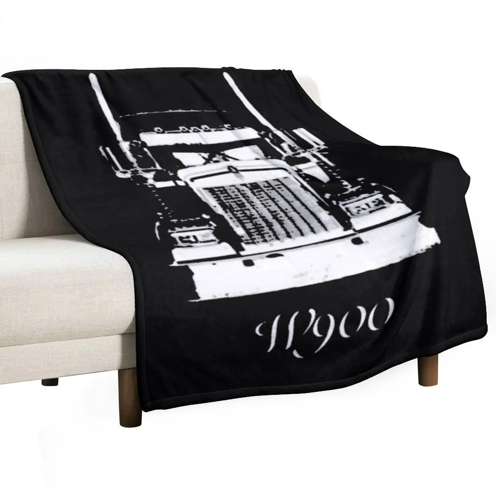 Kenworth W900 Grill View Worn Look \t Throw Blanket For Baby Quilt Luxury Designer Blankets