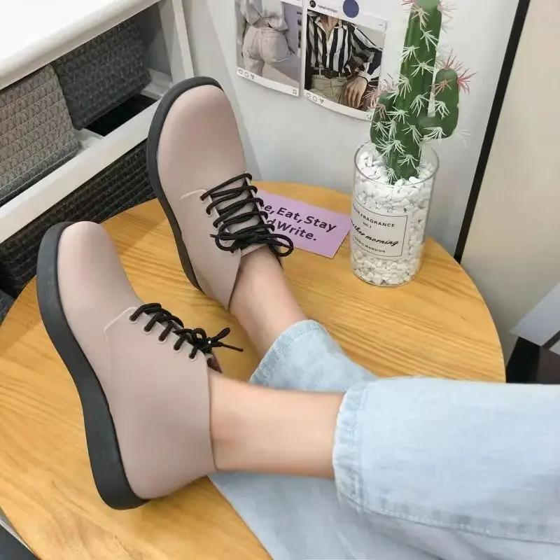 Women's Rain Boots 2024 Spring Autumn PVC Waterproof Shoes Fashion Solid Color Female Ankle Boots Women Autumn Rain Shoes Boot