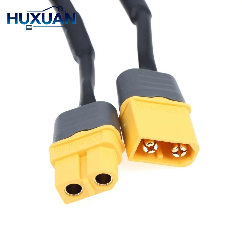 XT60 Male To DC5521 Splitter Cable 1 To 2 DC 5.5x2.1 Male Female Connector 0.75 Square Wire 19V 24V Power Cord Adapter