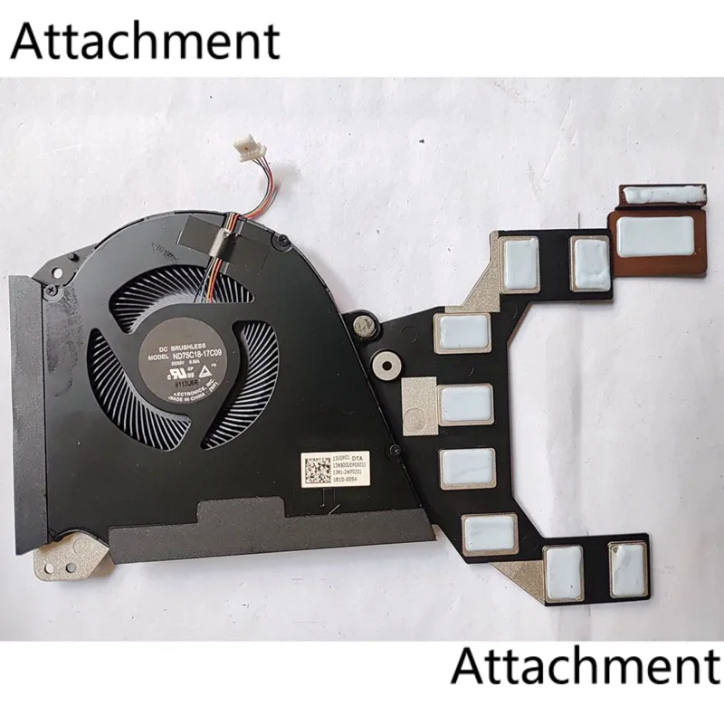 

Новый вентилятор для охлаждения процессора, вентилятор для графического процессора ASUS GX501 GX501V GX501VSK ND75C19-17C10 DC05V 13NB0GU0P05011 13NB0GU0P06011