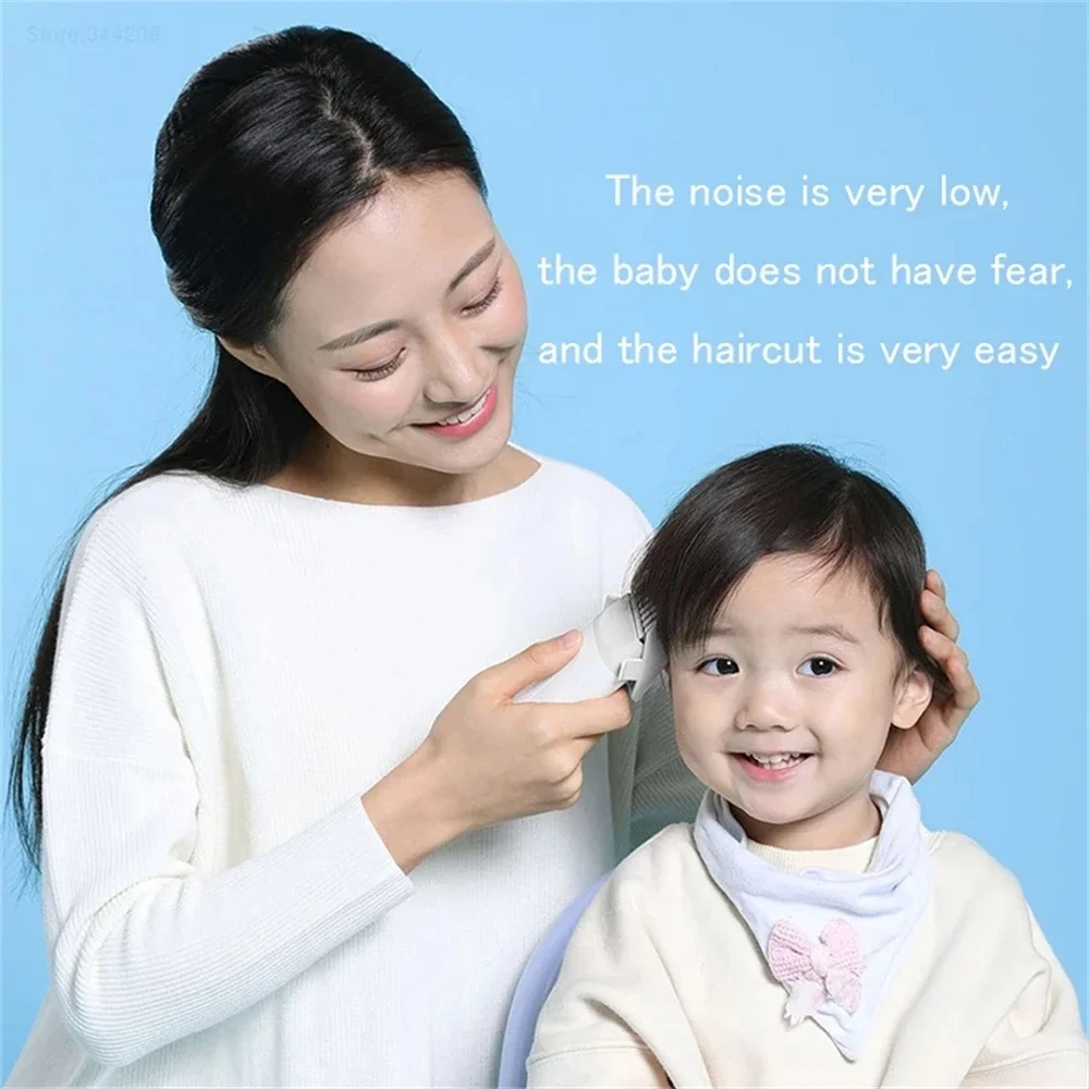 Xiaomi MiTu baby Electric Hair Clipper USB Rechargeable Safe IPX7 Waterproof Razor Silent Motor Children Baby Men Mijia Barber