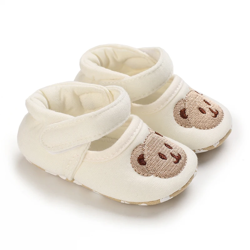 New Cute Cartoon 0-18M Baby Shoes for Boys and Girls Cotton Soft Bottom Anti slip Winter Warmth Preschool Kids First Walker