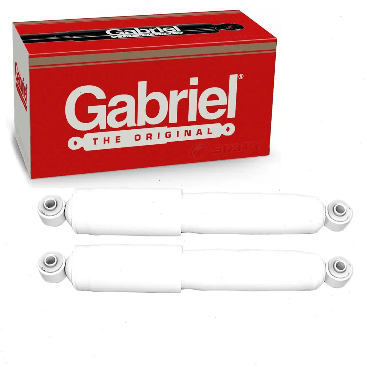 

2 pc G63357 Ultra Shock Absorbers for Spring Strut Steering Suspension Shocks Struts Fits select: 1981-1995 CHEVROLET G20, 1981-