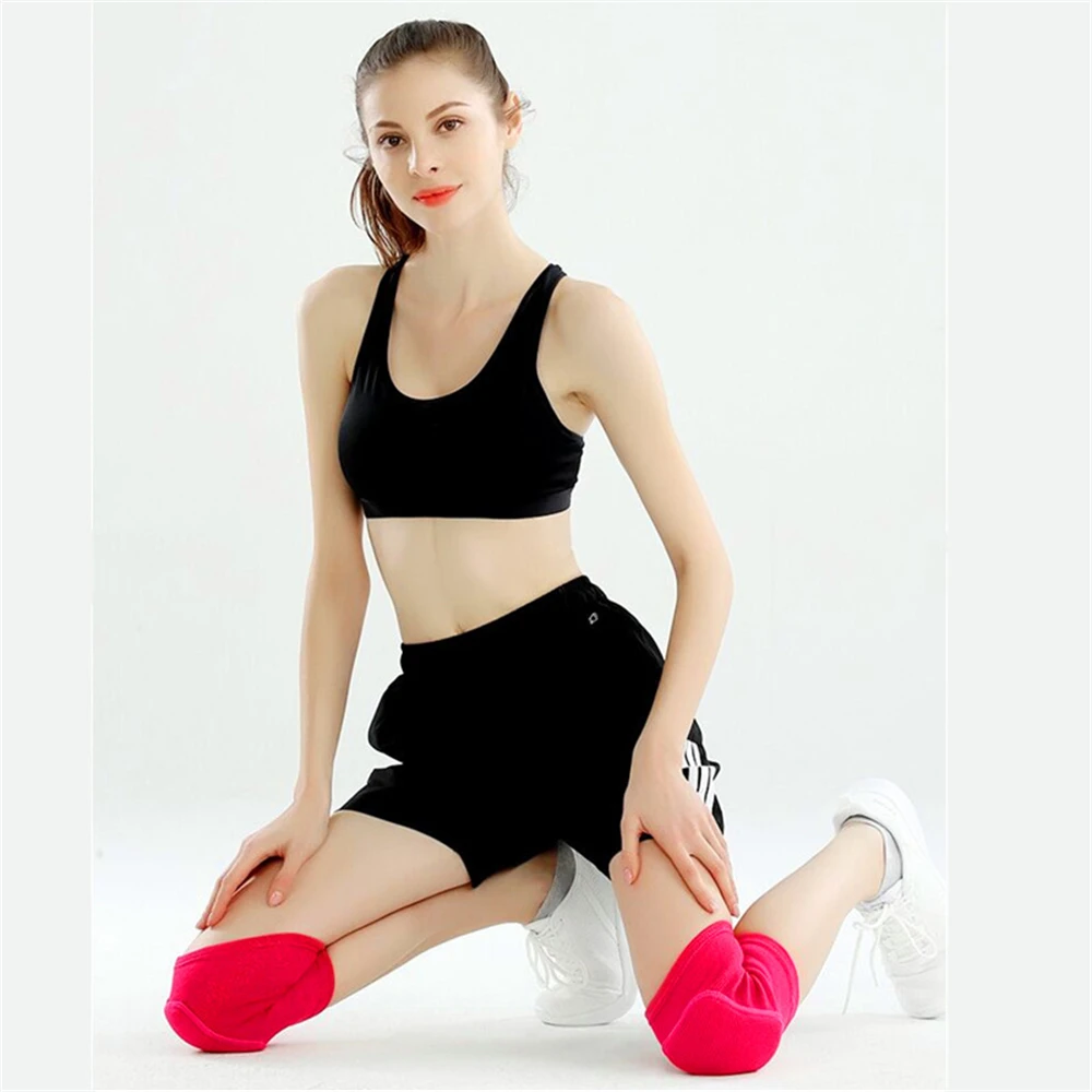 Thể Thao Kneepad Nhảy Múa Bảo Vệ Đầu Gối Bóng Chuyền Tập Yoga Crossift Đầu Gối Hỗ Trợ Mùa Đông Bao Tay Chân Crossfit Tập Luyện Tập