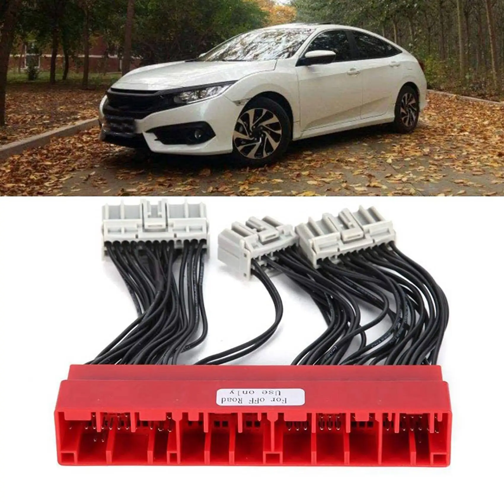 

3X OBD Conversion ECU Harness, For Honda Civic Acura OBD2A To OBD1 Harness ECU Jumper Conversion Wiring