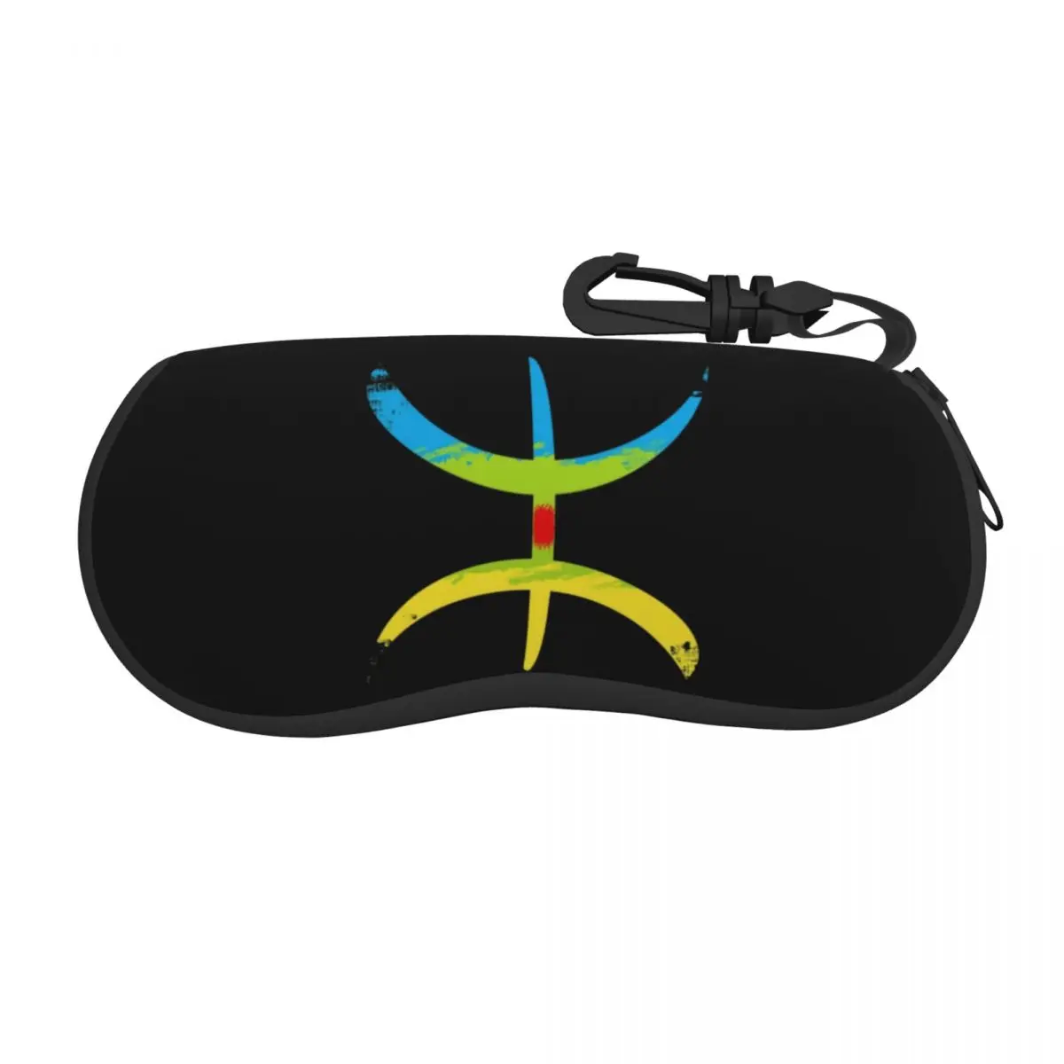 Custom Berber Amazigh Flag YAZ Glasses Case Fashion Shell Eyeglasses Case Sunglasses Box