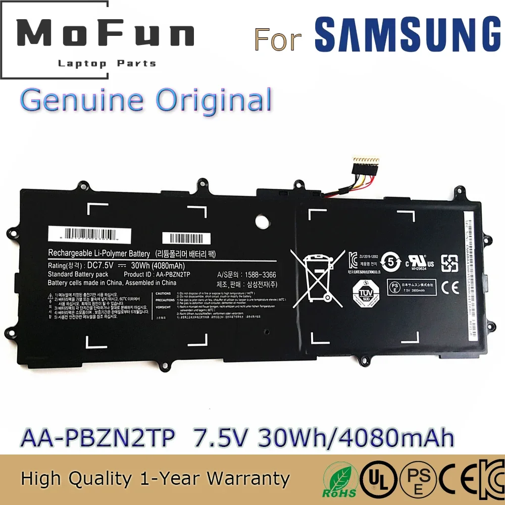 

Brand New Original AA-PBZN2TP 7.5V 30Wh Laptop Battery for Samsung XE500T1C 905s3g XE303 XE303C12 910S3G etc.