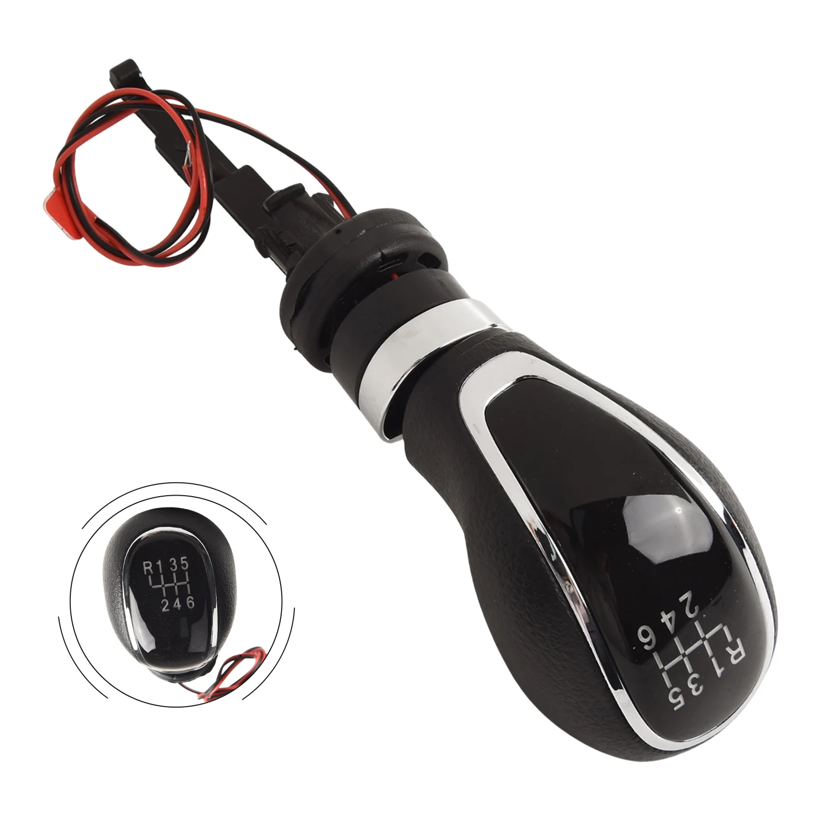 

Обновление салона автомобиля Светодиодная ручка переключения передач Автомобильная ручка переключения передач, как показано на рисунке Долговечная работа Эргономичный дизайн