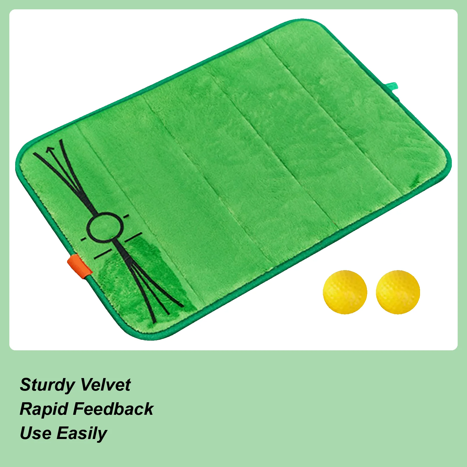 

Коврик для ударов в гольфе, тренажер для качелей для гольфа, коврик для газона, тренировочное оборудование для отколов для дома, на открытом воздухе, на заднем дворе, дальность действия