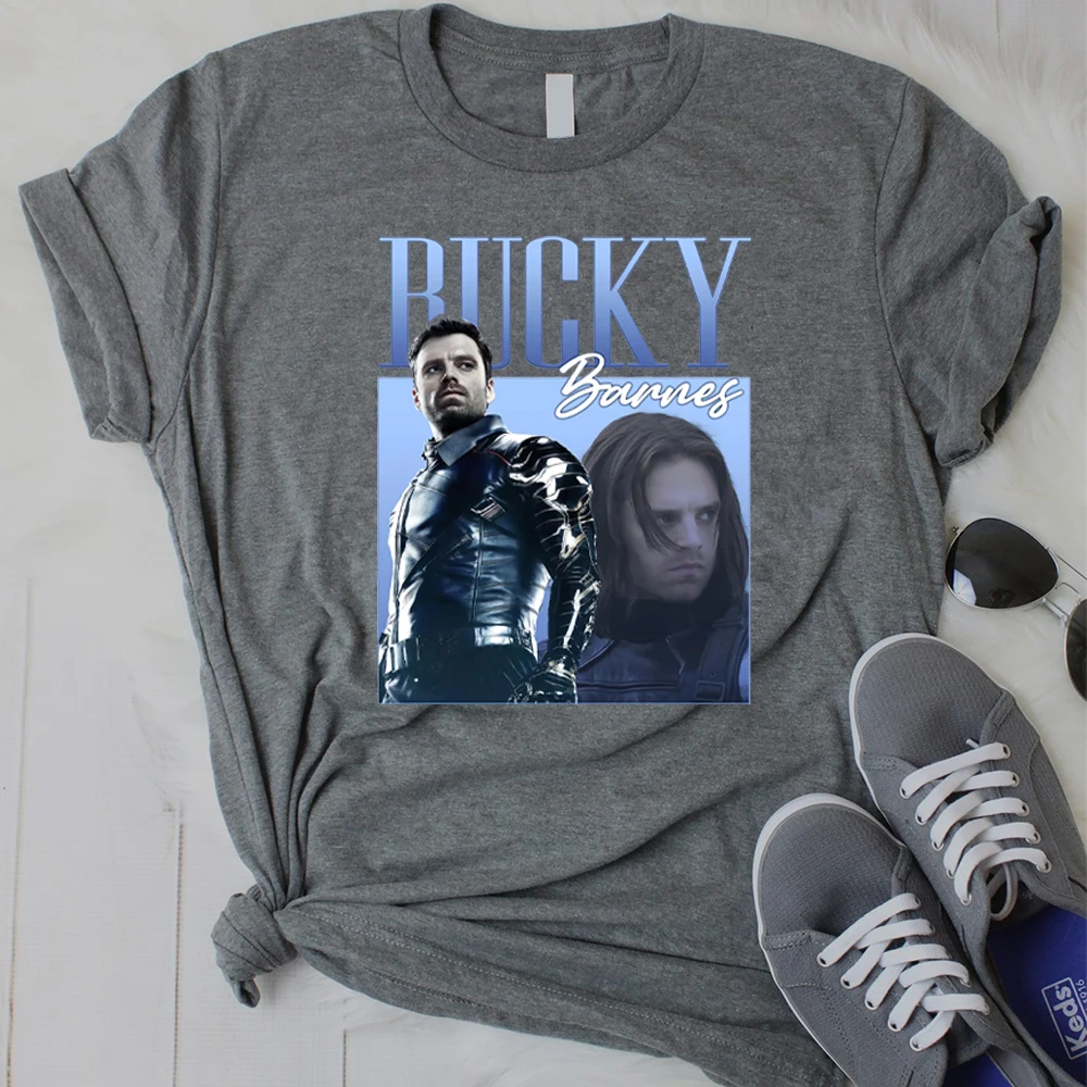 Vintage Barnes 1917 Unisex T-Shirt Bucky Barnes Shirt Sebastian Stan Homage Graphic Tee Unisex Hip Hop Streetwear Hipster Tops