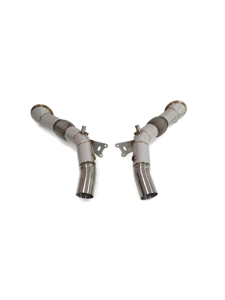 HMD Exhaust System Stainless Steel Performance Downpipe for Ferrari SF90 2019+ With Heat Shield car accessories