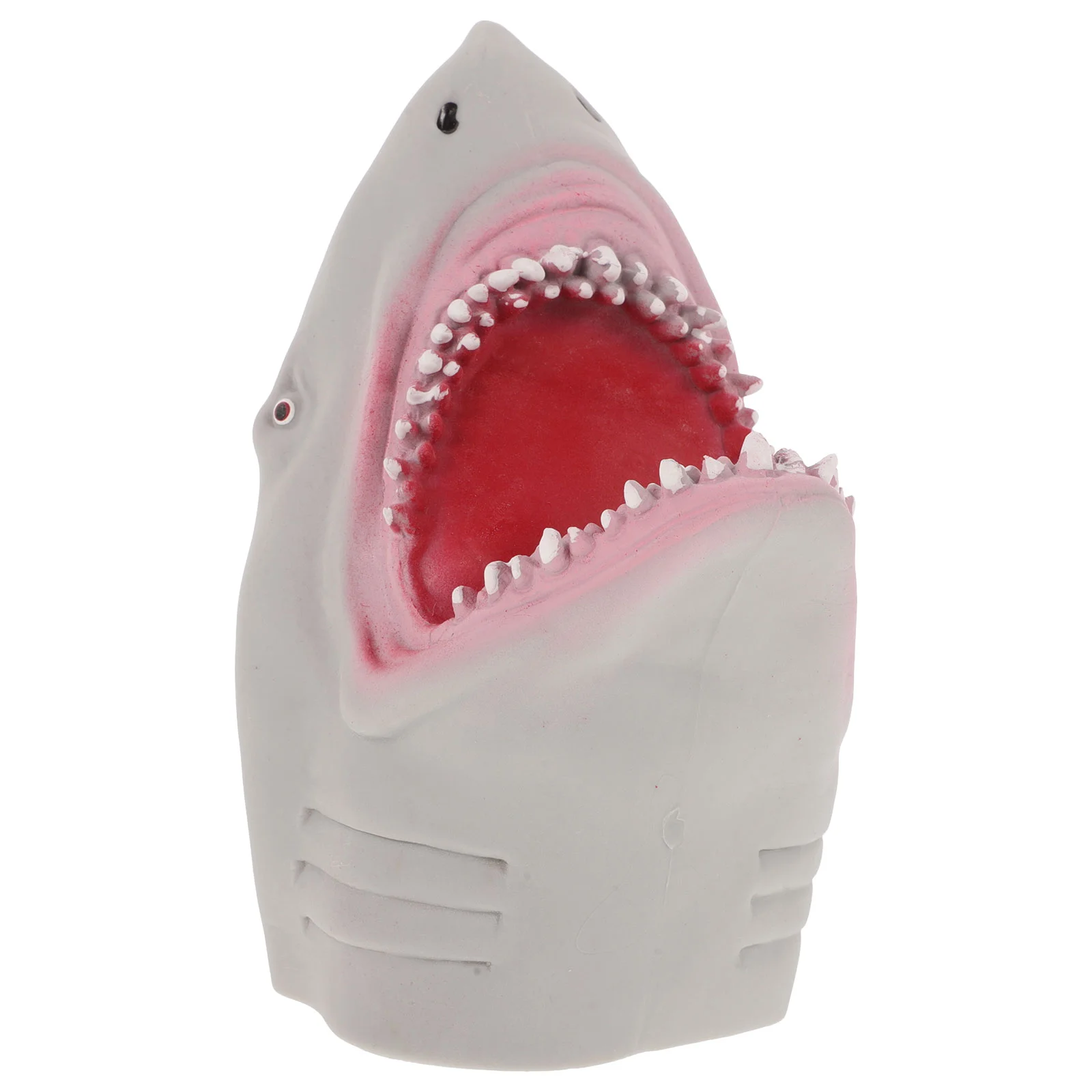 Soft Rubber Child Toddler Toys Simulated Ocean Shark Hand Puppet Realistic Puppets Kids