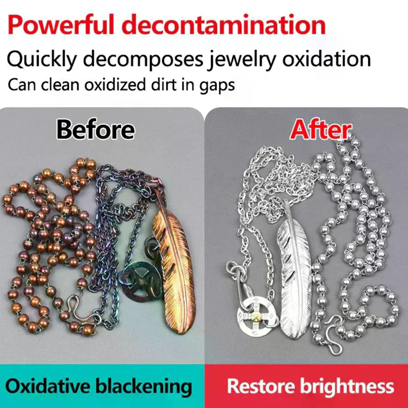 

1/2/3pcs Silver Cleaner Liquid 200g Jewelry Cleaner For Gold Panlinis Ng Silver Gold Cleaner For Rings Earrings Watch