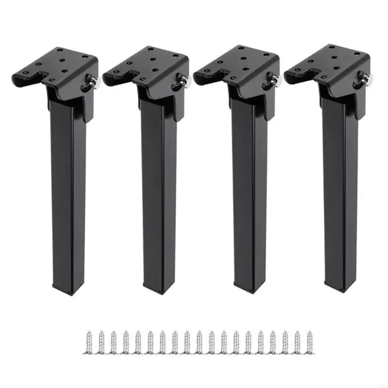 

20cm/25cm/30cm/35cm Replacement Furniture Legs Metal Legs for Office Coffee Tables Laptop Table Foldable Table Legs 4pcs
