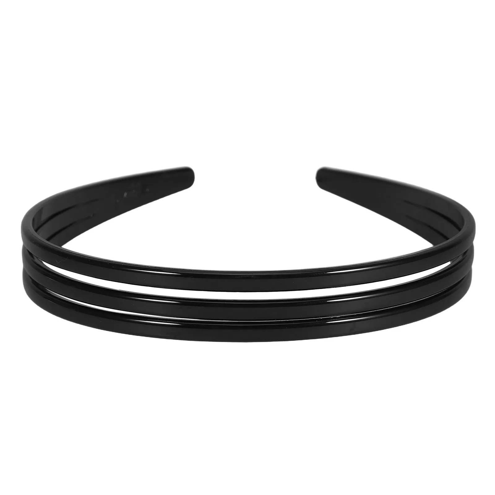 

Women's Hollow Layered Headband with Grip Teeth Stylish Hair Accessory for Casual and Formal Occasions Hair Styling Band