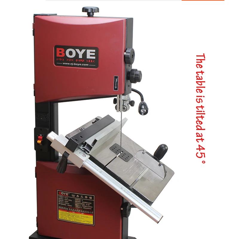 550W Wood Saw Machine Woodworking Saw Machinery 10 Inch Carpentry Wood Working Tools Miter Saw Board Line Sawing Machine MJ10