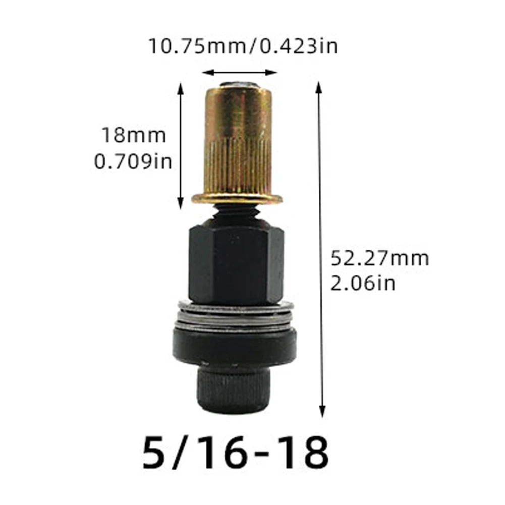 Manual Rivet Nut Tool Hex Mandrel Set Carbon Steel Nutsert Tool Hexagonal Rivet Mandrels For Automotive Repair