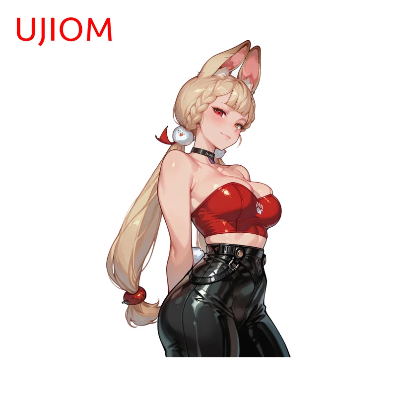 UJIOM Zenless Zone Zero Alice Sexy Rabbit Girl Wall Sticker Interesting Anime Waifu Bedroom Window Decals Vinyl Home Accessories