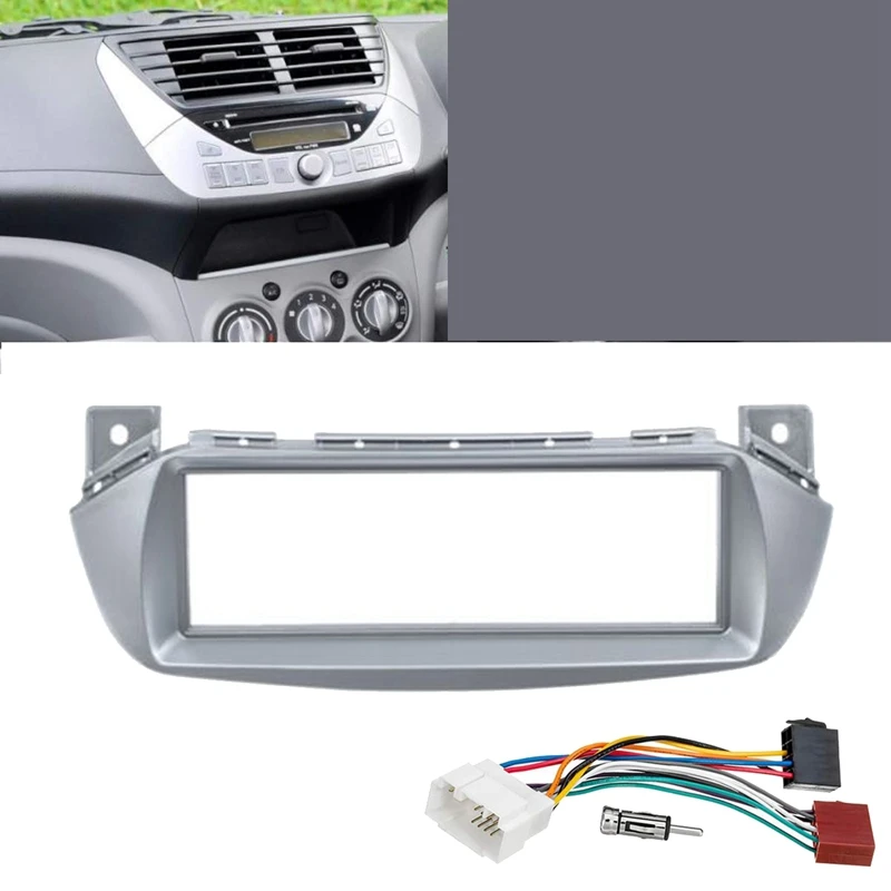 Car Radio Stereo DVD CD Panel Frame With ISO-DIN Adapter For Suzuki Alto