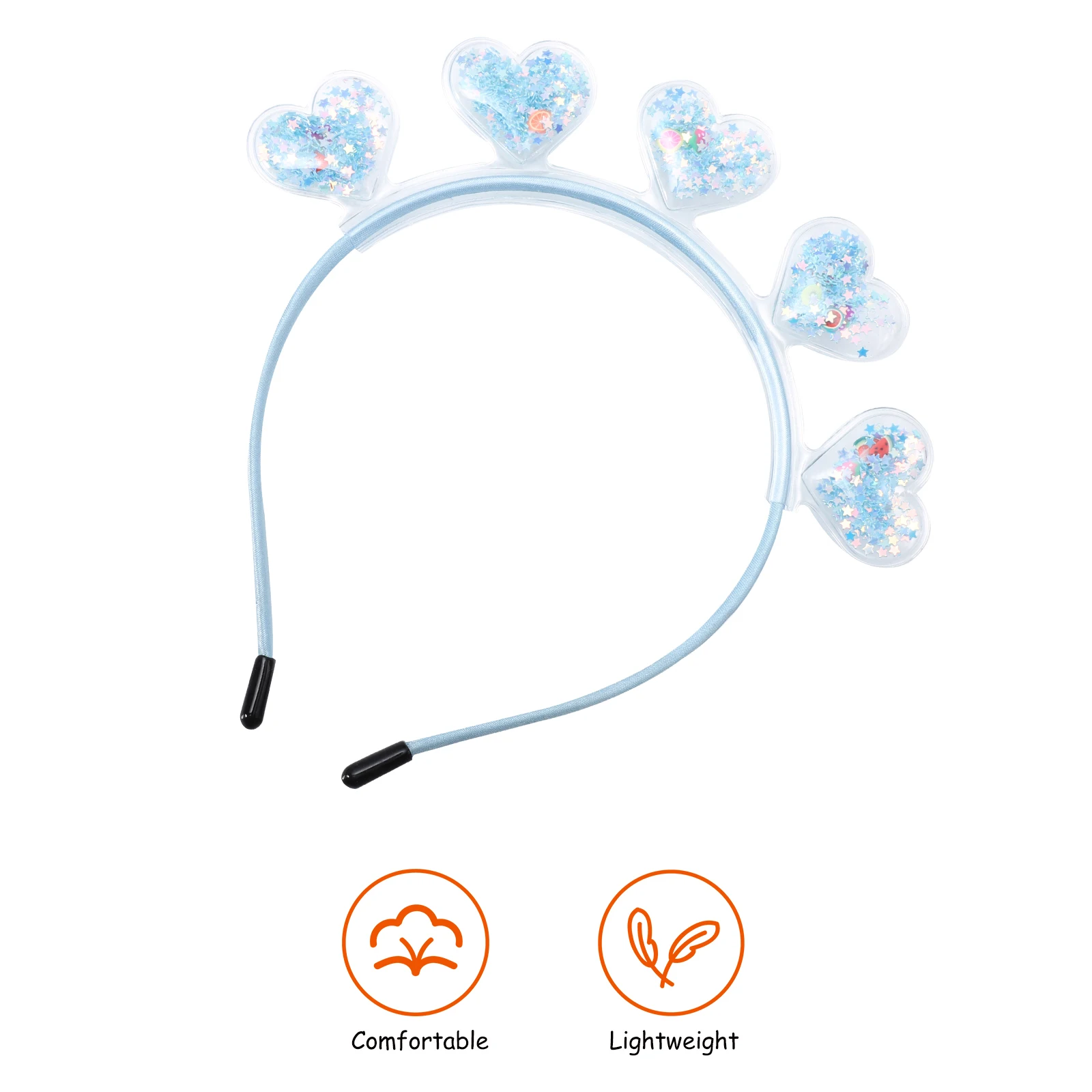 

Heart Headband Quicksand Hairband Creative Hoops Party Accessories Girls Premium Comfortable Holiday Christmas