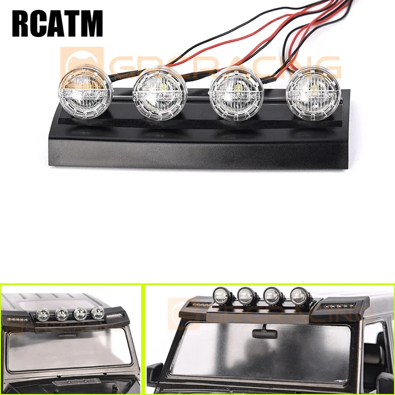 Car Roof Spotlight Off-road Searchlight  for Mercedes Benz TRX4 G500 TRX6 G63 1/10 RC Crawler Car Traxxas DIY PART