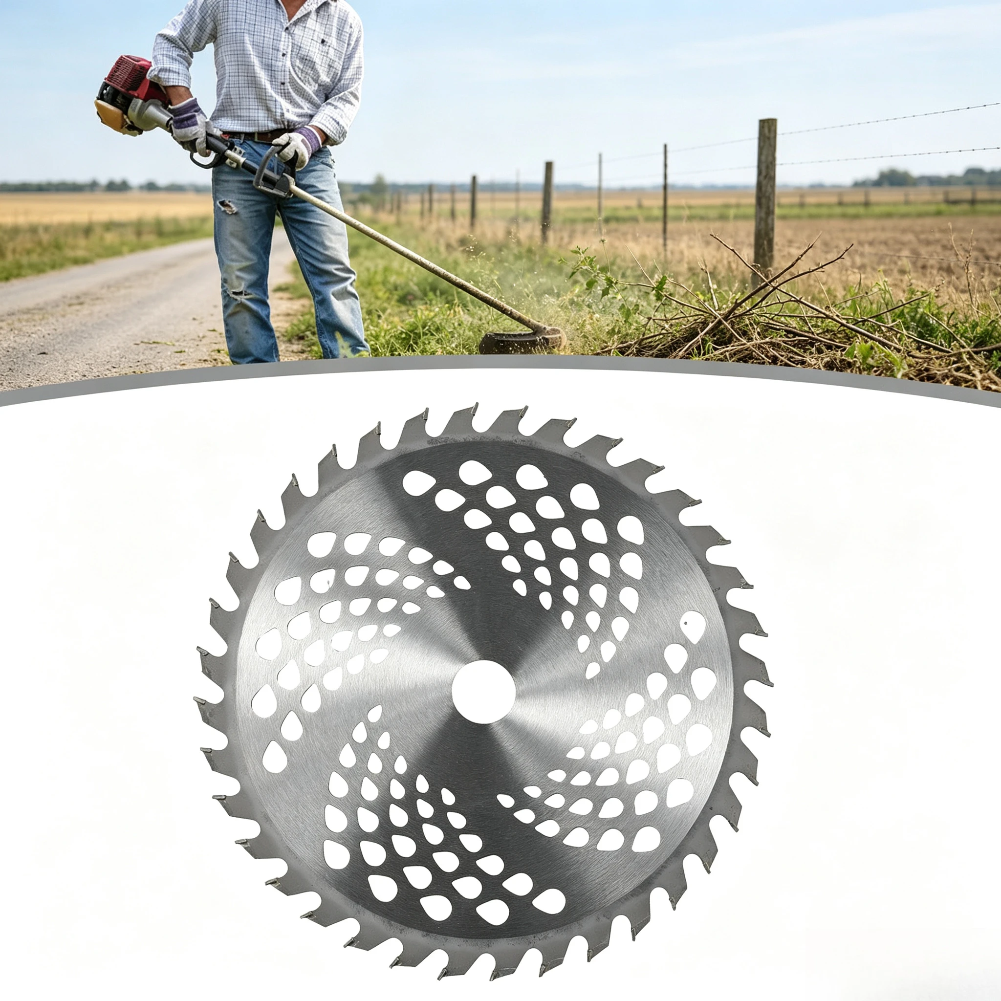 40 60 80Teeth Grass Trimmer Head Saw Blade Wood Brush Cutter Cutting Disc For Garden Lawn Mower Power Eater Power Tools