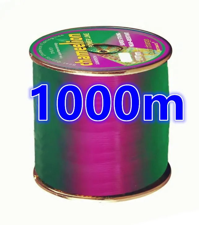 REDTOMATO 500m/1000m Farbwechselnde Chamäleon-Schnur Fluorocarbon-Beschichtung Monofilament Nylon Karpfen-Vorfachschnur Angelausrüstung
