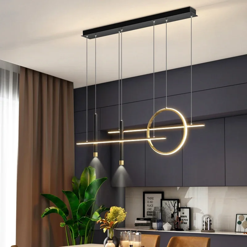 Modern Home Decor Pendant Chandeliers Lighting for Dining Room Restaurant Lustre Pendant Lights Hanging Indoor Lighting Fixture