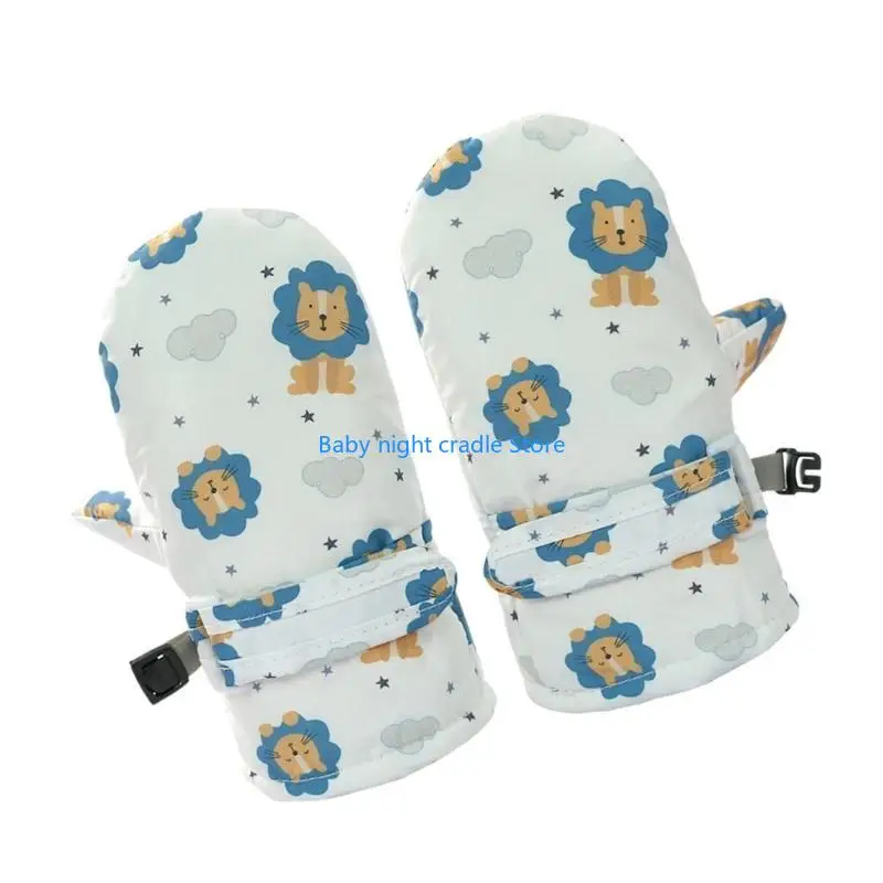 

J2FF Kids Winter Snow Mittens Soft Lined Water Proofing Gloves for Cold Weather