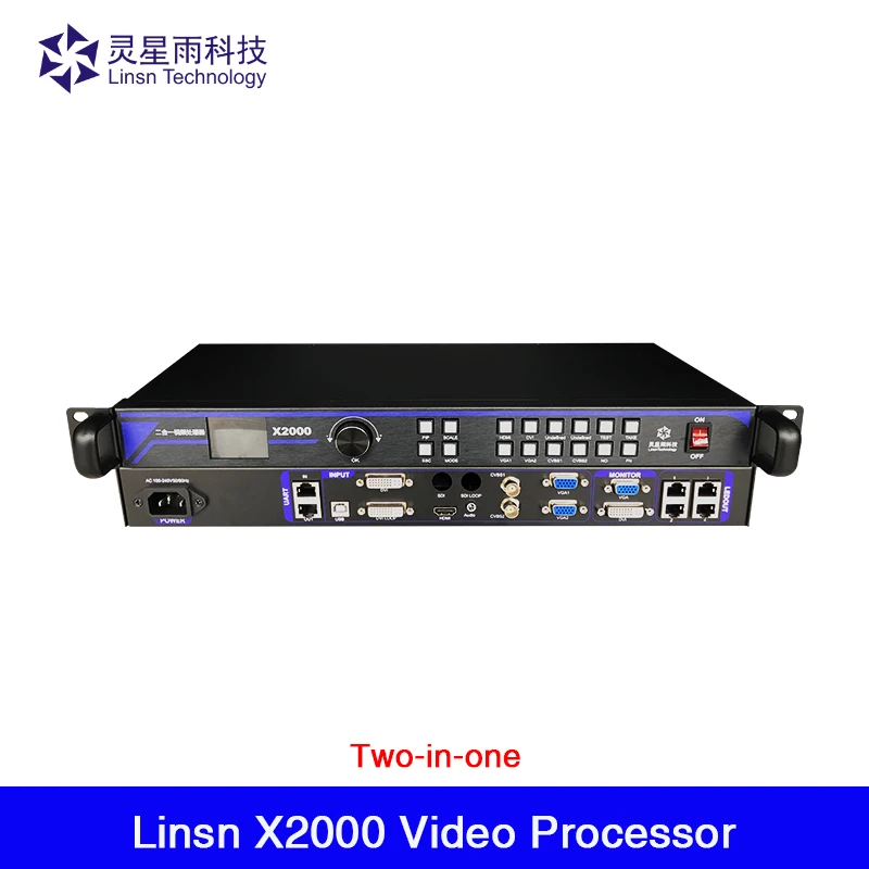 Linsn X2000 Easy video processor operation Easy video processor operation Suitable output 2.3 million pixels for large screens