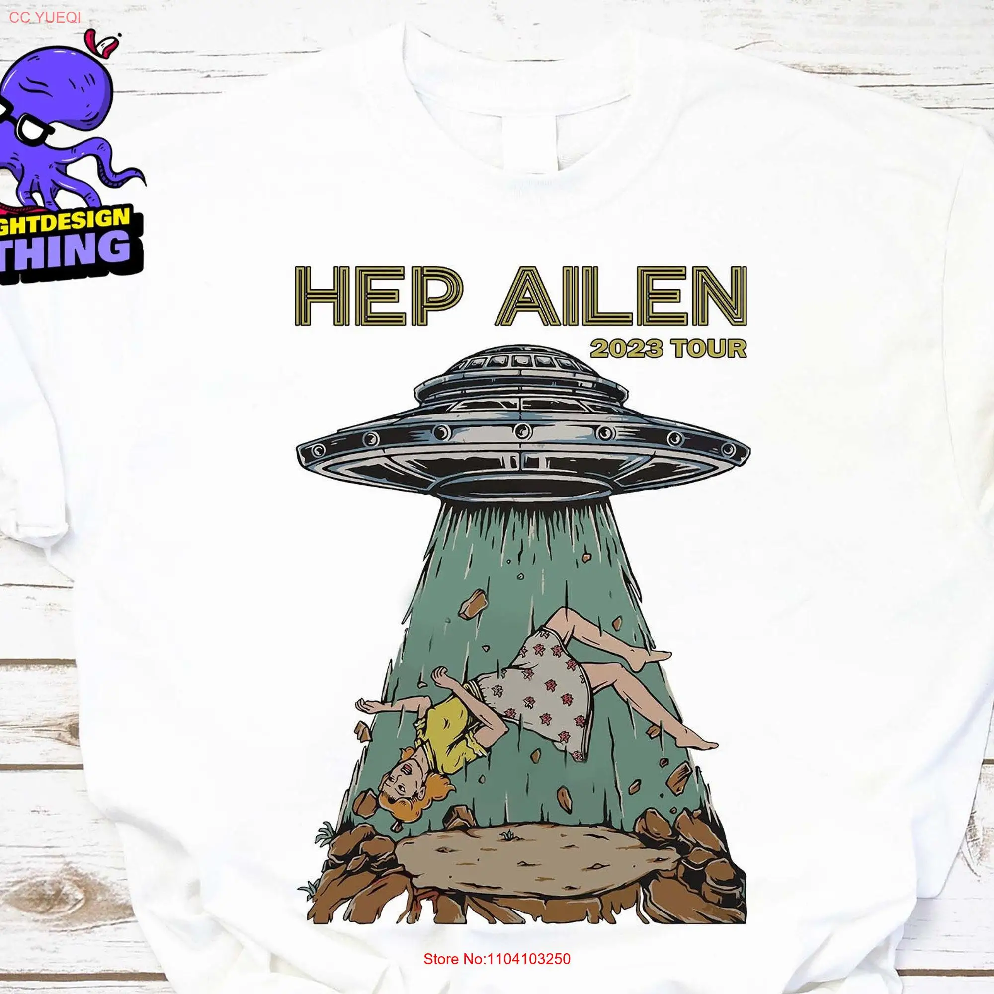 Hep Alien Vintage Retro T Shirt Luke's Diner Stars Hollows Tv Show Fans Lover Fan long or short sleeves