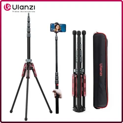 Ulanzi MT-49 Lightweight Carbon Fiber Tripod With Detachable Monopod Max 194cm Extend Light Stand for DSLR Camera Video Lights