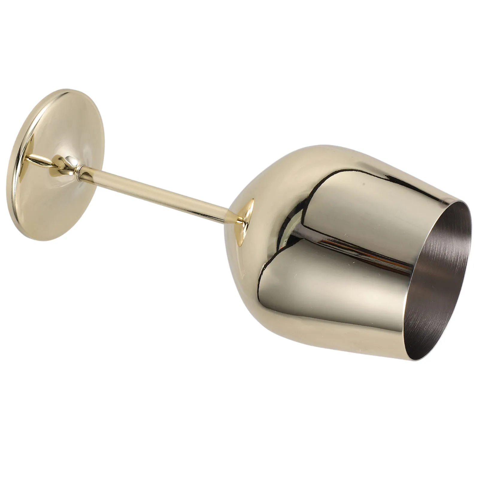 

Stainless Steel Flute 530ml Copper Red Goblet Cocktail Glass Home Party Banquet Bar Metal Cups