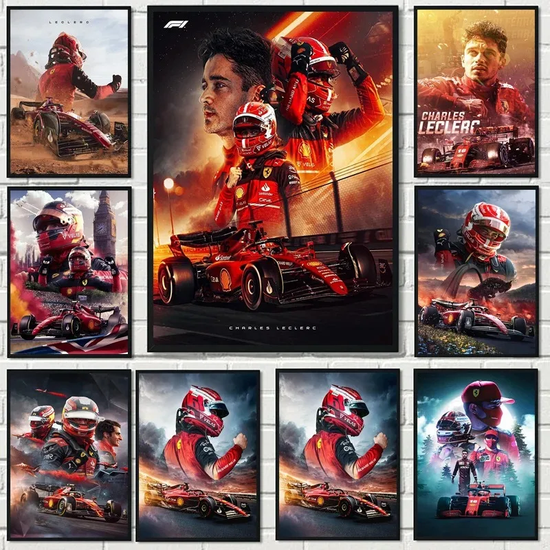 Формула-grand-prix-racer-hd-картины-холст-картина-гонки-граффити-плакат-печать-спортивный-автомобиль-настенное-Искусство-Декор-комнаты-без-рамки-подарки