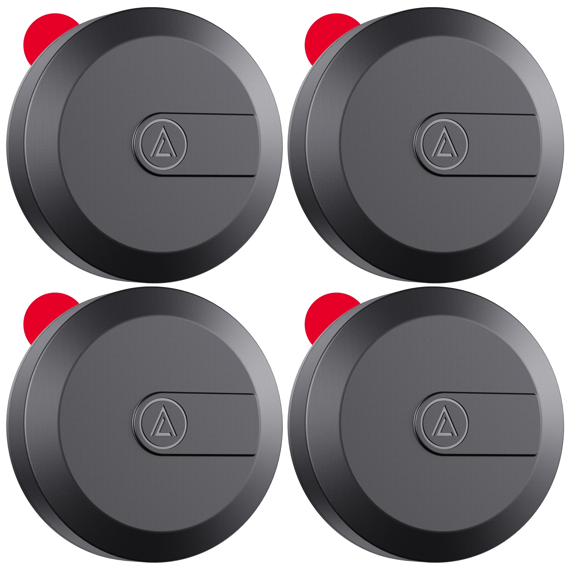 Waterproof Airtag Case with Adhesive Sticker For Apple Airtag Holder for Bike TV Remote Drone Camera Car Air tag Holder 4 Pack image 3