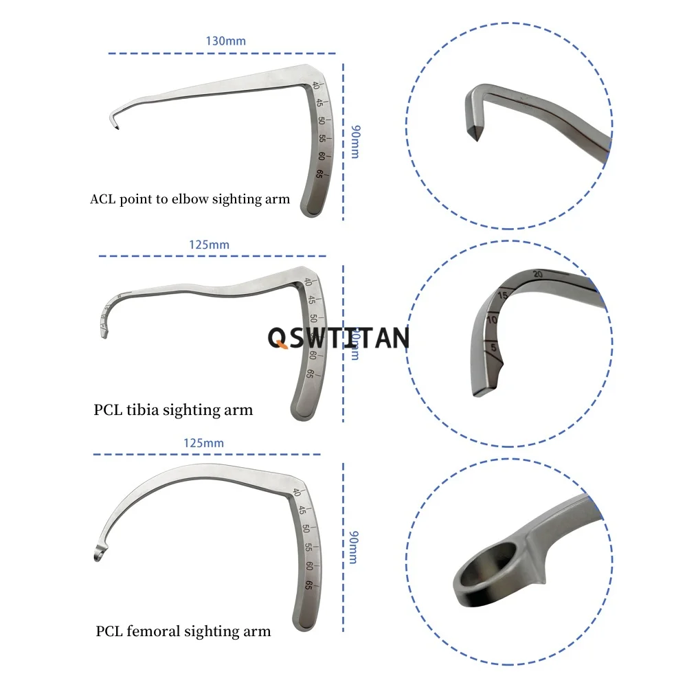 ACL-PCL Reconstruction Instrument Set ACL Drill Guide Instruments Instruments
