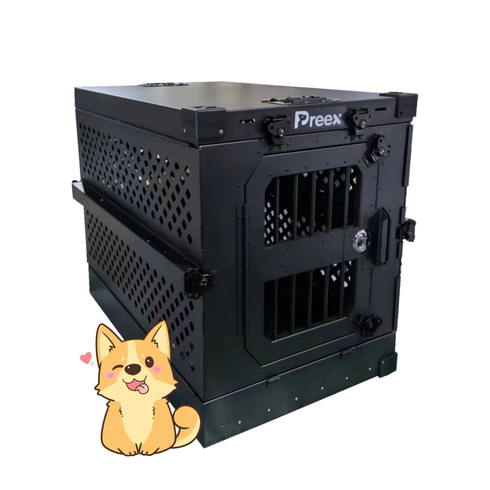 

Quality Assurance Comfortable Travel Dog Crate Outdoor Collapsable Impact Dog Cage