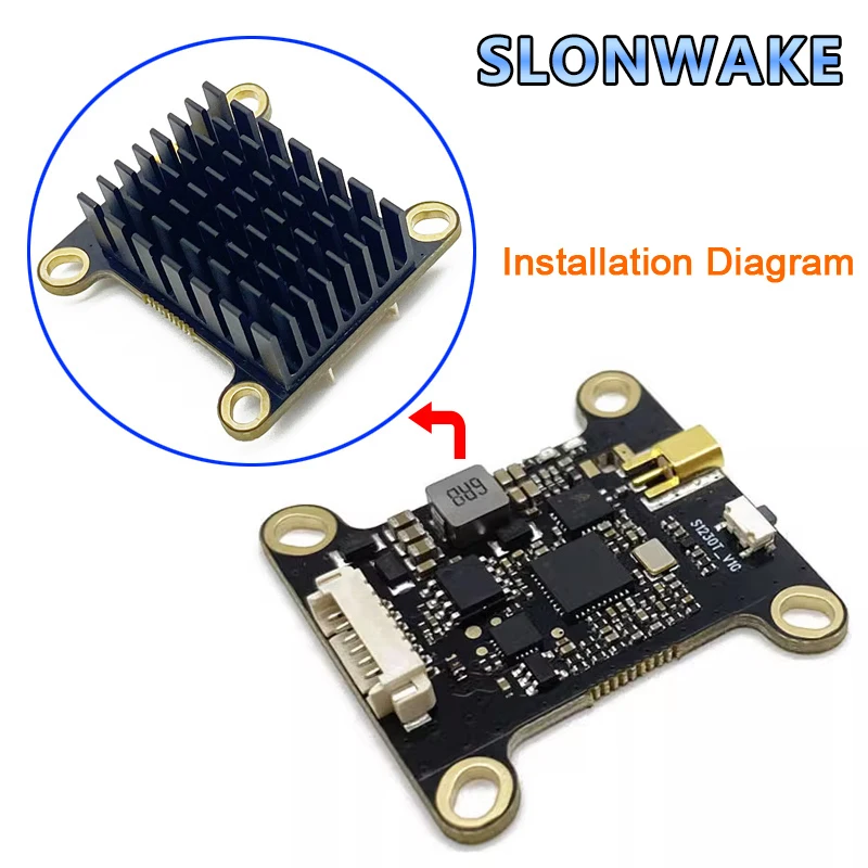 FPV 트래버싱 드론용 장거리 송신기, 피트 모드 0, 200, 500, 800, 1600mW, 조절식 VTX 2-6S, 5.8GHz, 48CH, 1.6W, 신제품