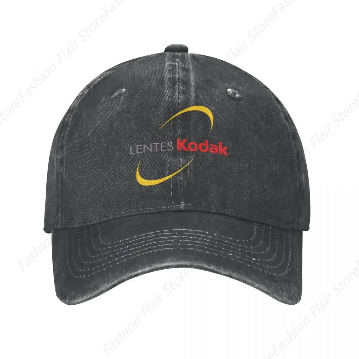 Kodaks Film Camera Logo Merchandise Unisex Style Baseball Cap Distressed Cotton Caps Hat Retro Outdoor Workouts Gift Dad Hat