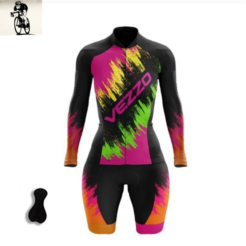 Summer Bike Clothing Skinsuit Short Sleeve Pro Team Triathlon Uniform Mtb Suit,Cycling Jumpsuit for Women's  Bicyle  Jersey Sets