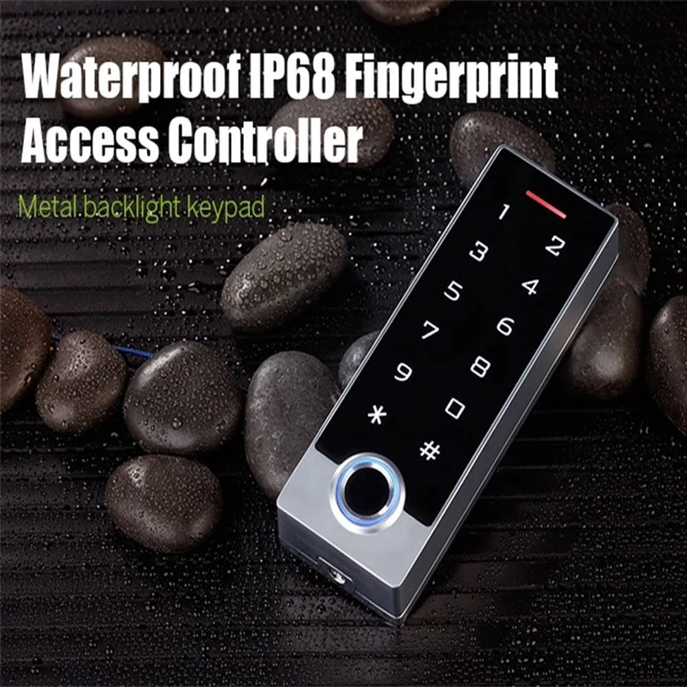 Wateproof outdoor ttlock app access control lock fingerprint Password RFID card security access control WG26/34 reader