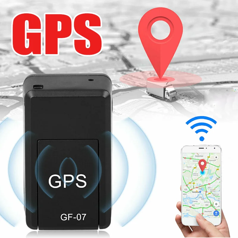 Traqueur GPS GF-07 Mini Voiture Anti-perte Localisateur Dispositif En Temps Réel Suivi Statique GF07 epiPositioner Wifi epiMessage Positioner